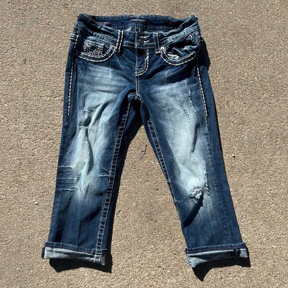 Vigoss The Chelsea Capri Jeans Size 3/4 - Picture 1 of 8